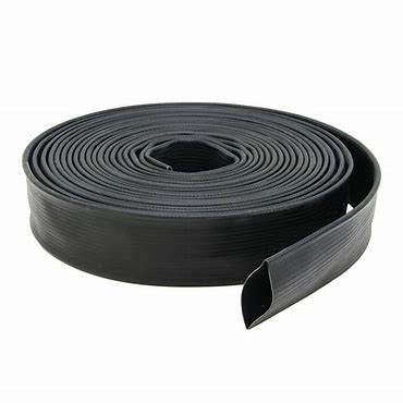 4" Blue Layflat Hose 50 FT Assemblies with male and Female Camlocks each end