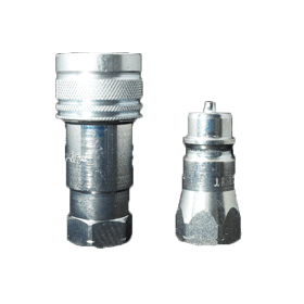 DNP ISO 5675 DIN V 1/4" BSP Female AG Quick Disconnect Coupling in Carbon Steel 